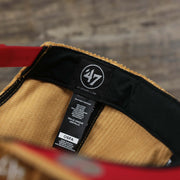 The 47 Brand on the Corduroy Philadelphia Phillies Snapback | 47 Brand Khaki