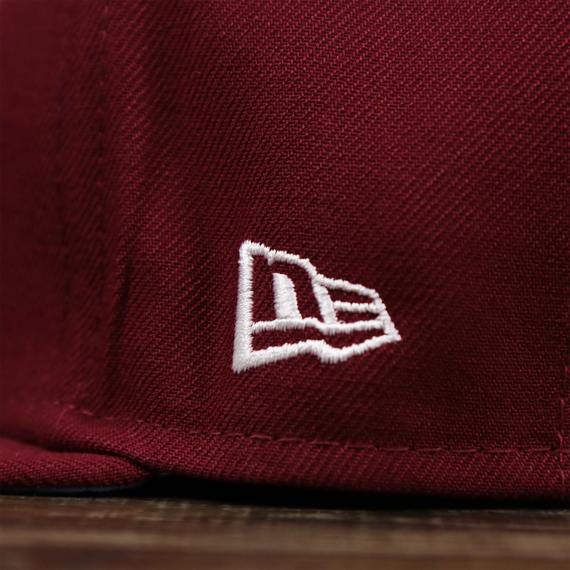 The New Era Logo on the Philadelphia Quakers Cooperstown 1980 World Series Retro Philadelphia Phillies 59Fifty Fitted Cap | New Era Cardinal