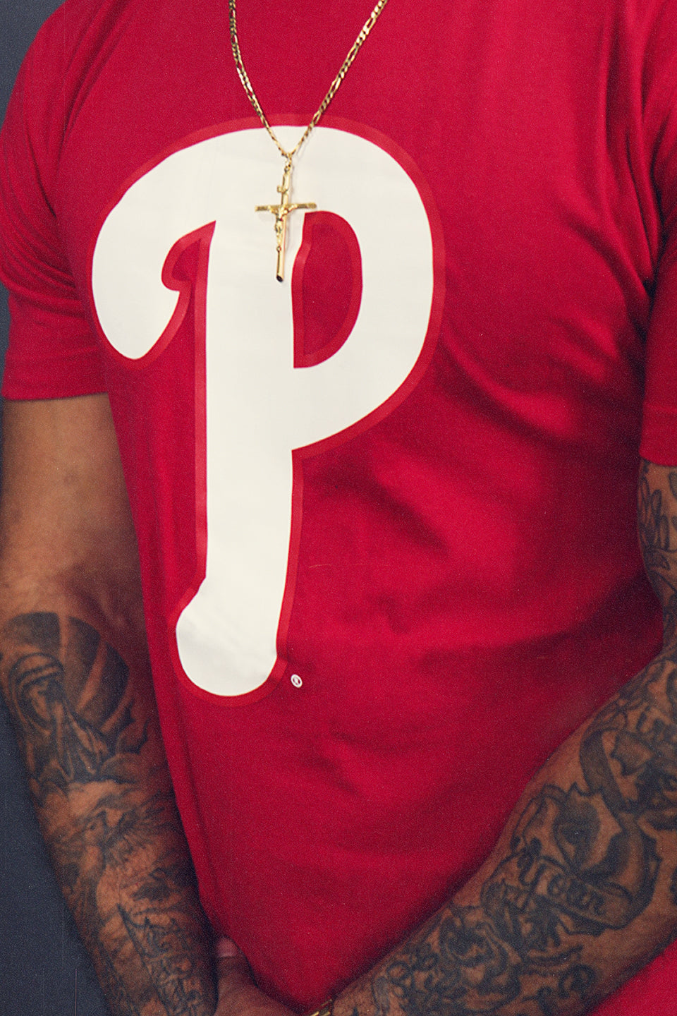 Philadelphia Phillies "City Transit" 59Fifty Fitted Matching Red T-Shirt