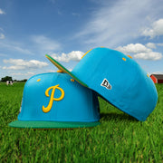 Wearer's left and front of the Philadelphia Phillies Cooperstown "Ice Cream Pack" 1952 All Star Game Side Patch 59Fifty Fitted Cap | Cap Swag Exclusive