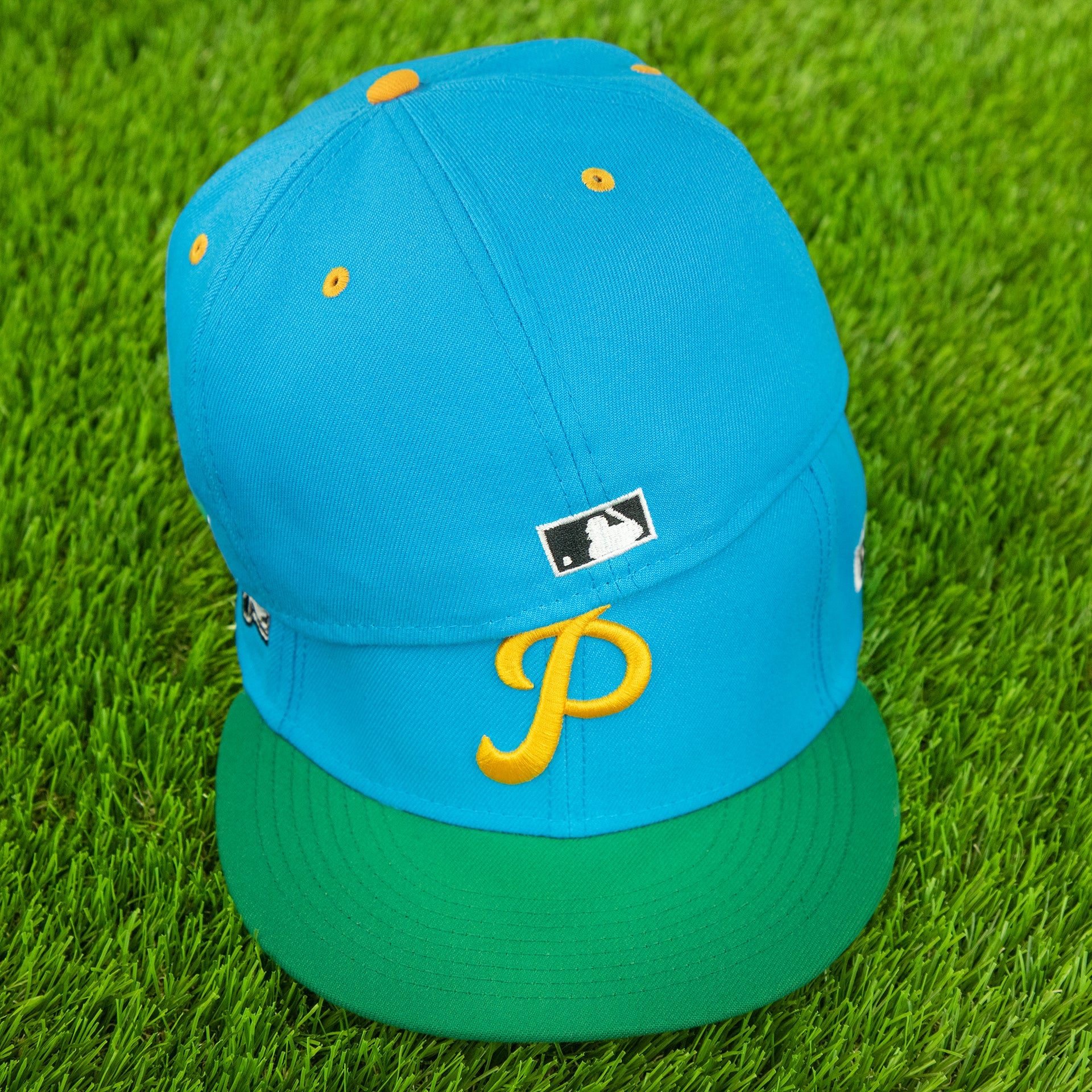 Cooperstown logo on the back of the Philadelphia Phillies Cooperstown "Ice Cream Pack" 1952 All Star Game Side Patch 59Fifty Fitted Cap | Cap Swag Exclusive