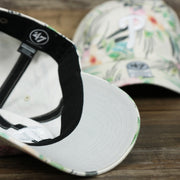 The Gray Undervisor on the Women’s Philadelphia Phillies Floral Print Gray Bottom Dad Hat | White Dad Hat