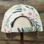 The backside of the Women’s Philadelphia Phillies Floral Print Gray Bottom Dad Hat | White Dad Hat