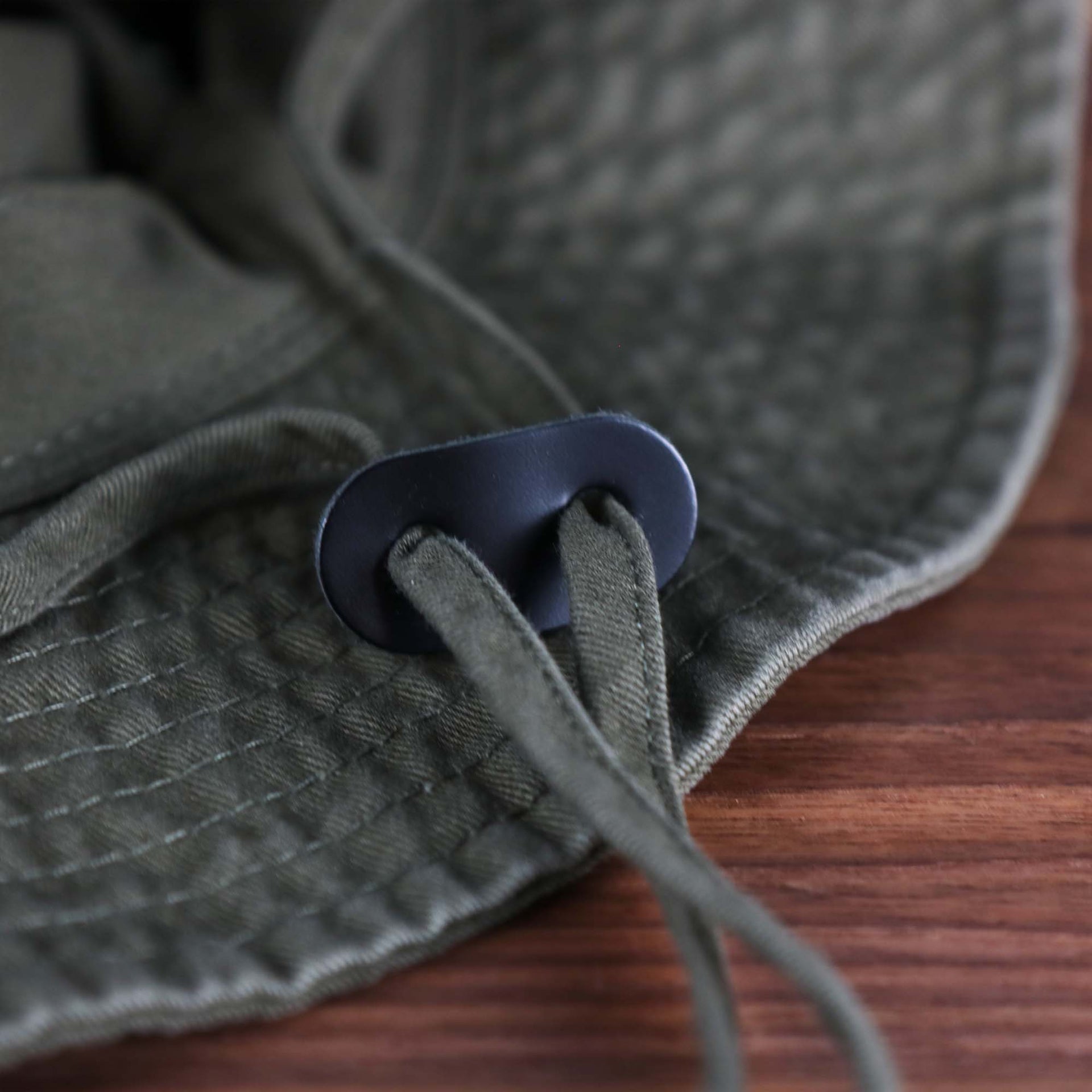 The chin strap on the Philadelphia Phillies Bucket Hat | 47 Brand, Sandalwood