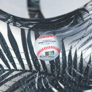 The MLB Baseball Sticker on the Pittsburgh Pirates Metallic All Star Game MLB 2022 Side Patch 9Fifty Mesh Snapback | ASG 2022 Black Trucker Hat