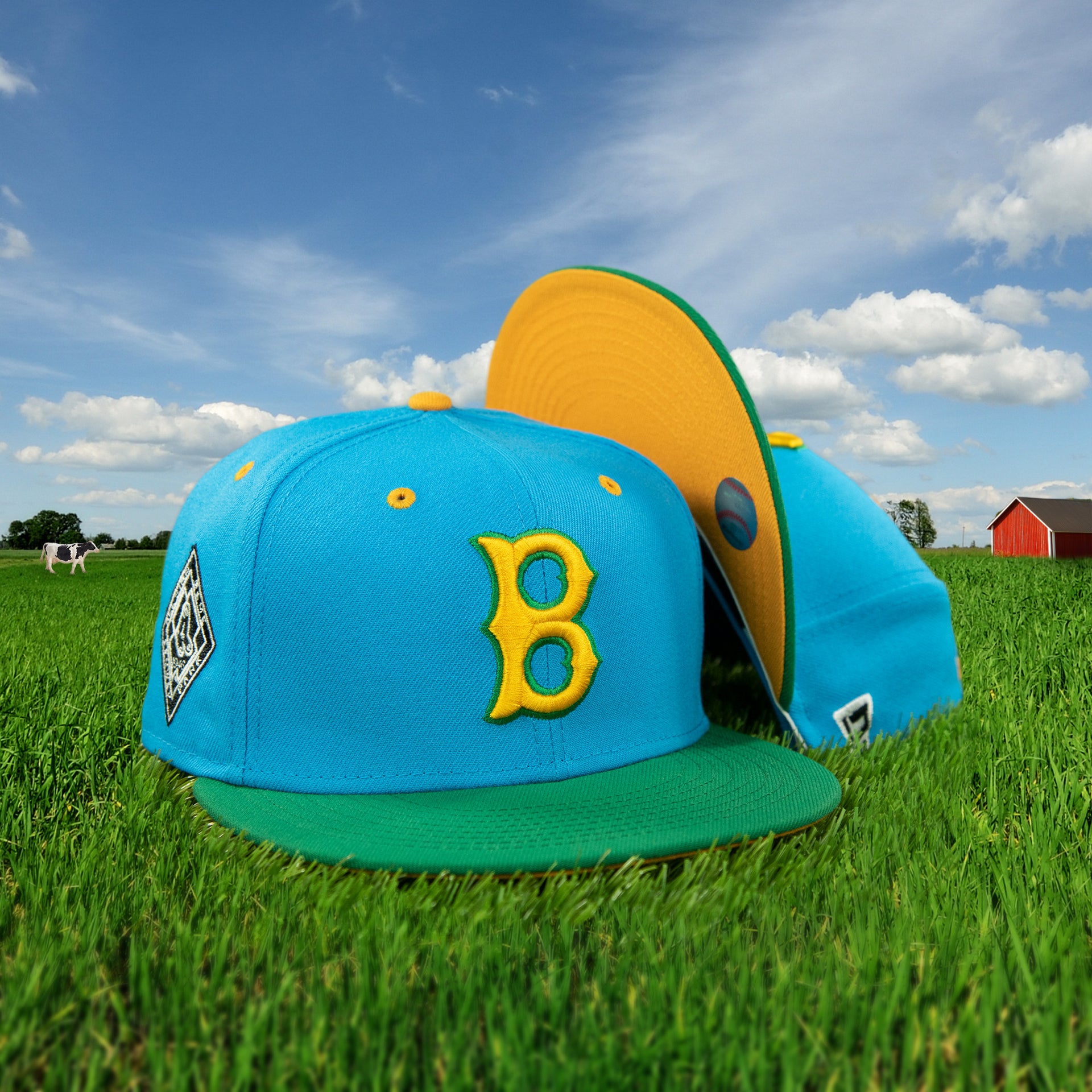 Boston Red Sox Cooperstown "Ice Cream Pack" 1946 All Star Game Side Patch 59Fifty Fitted Cap | nohiosafariclub Exclusive
