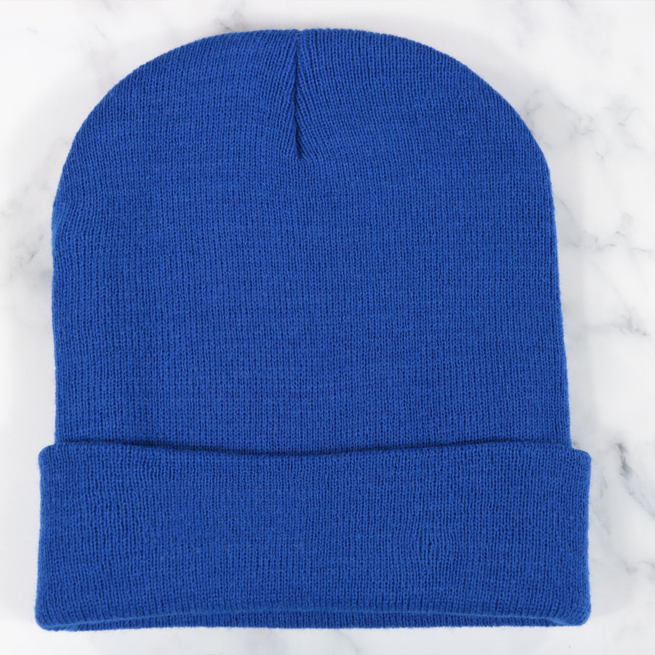 Royal Blue Basic Winter Knit Beanie