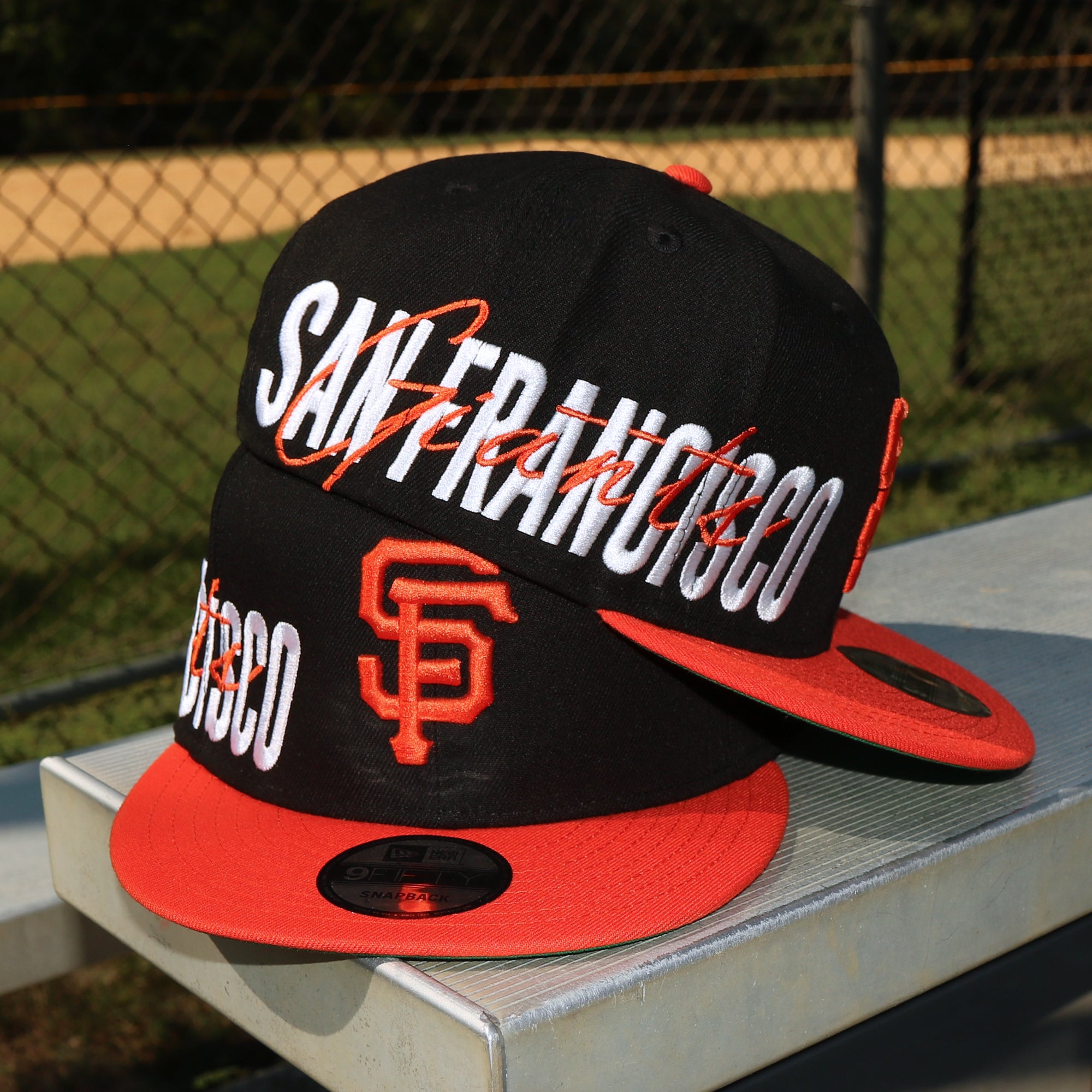 New Era San Francisco Giants Black Sidefront Edition 9Fifty Snapback Hat, SNAPBACK  HATS, CAPS