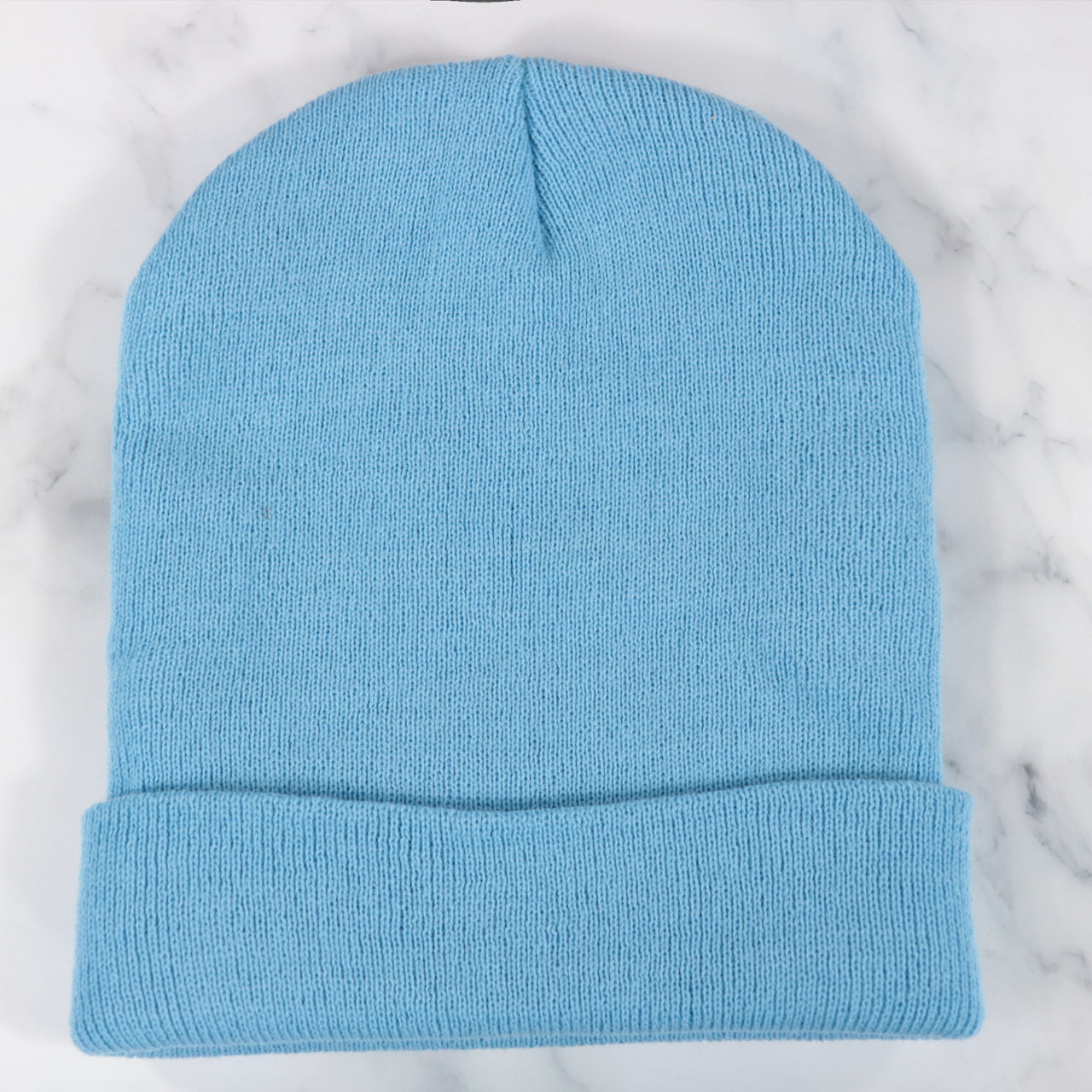 Sky Blue Winter Knit Beanie