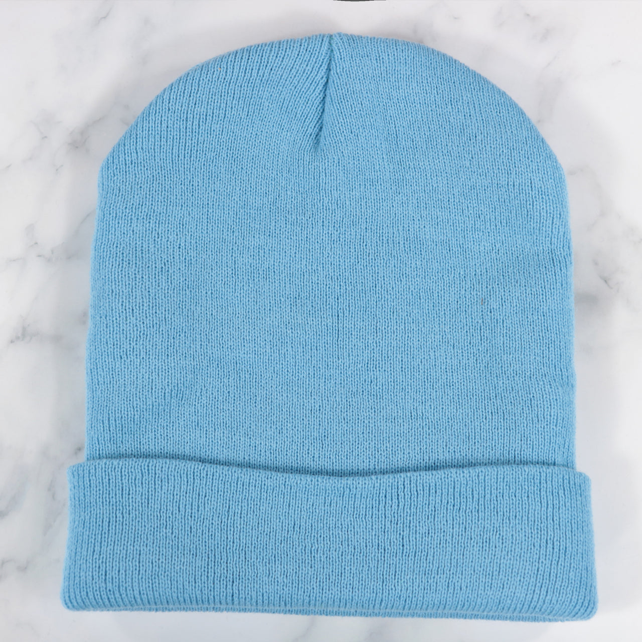 Sky Blue Winter Knit Beanie