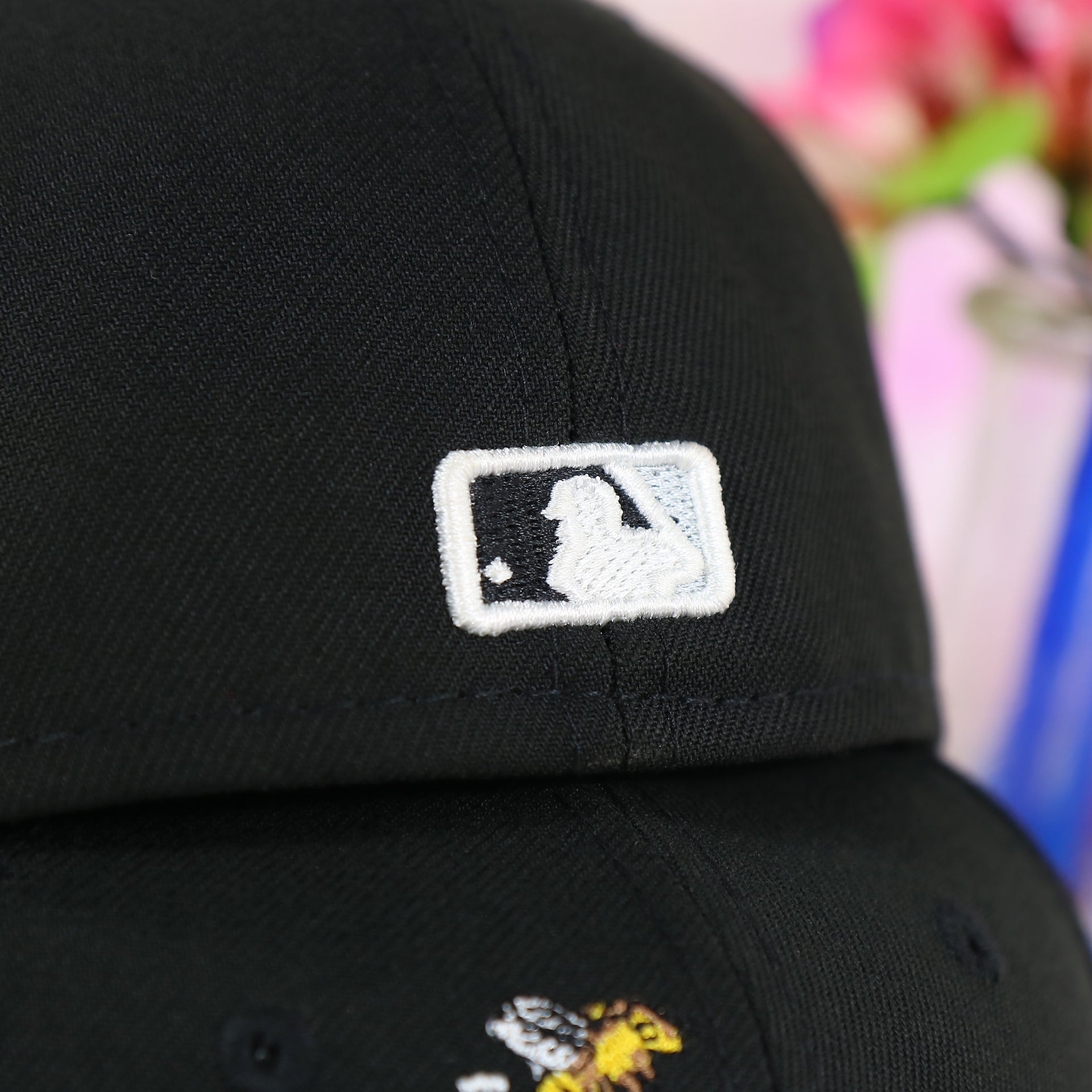 Chicago White Sox Floral Print Undervisor Spring Embroidery 59Fifty Fitted Cap | Black 59Fifty Cap