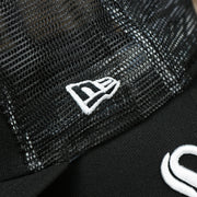The New Era Logo on the Chicago White Sox Metallic All Star Game MLB 2022 Side Patch 9Fifty Mesh Snapback | ASG 2022 Black Trucker Hat