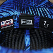 The Tags on the New York Yankees Metallic All Star Game MLB 2022 Side Patch 59Fifty Mesh Fitted Cap | ASG 2022 Navy Blue 59Fifty Cap