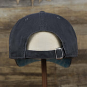 The backside on the New York Yankees 2022 Father's Day On-Field 9Twenty Dad Hat | Gray