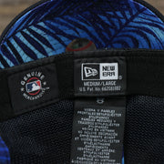 The Tags on the New York Yankees Metallic All Star Game MLB 2022 Side Patch 39Thirty Mesh FlexFit Cap | ASG 2022 Navy Blue 39Thirty Cap