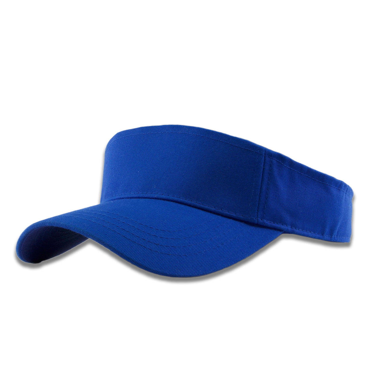 Royal Blue Blank Adjustable Visor