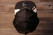 The top of this hat is a very breathable material and is very stretch Ravens 2020 Training Camp Snapback Hat | Baltimore 2020 On-Field Black Training Camp Snap Cap