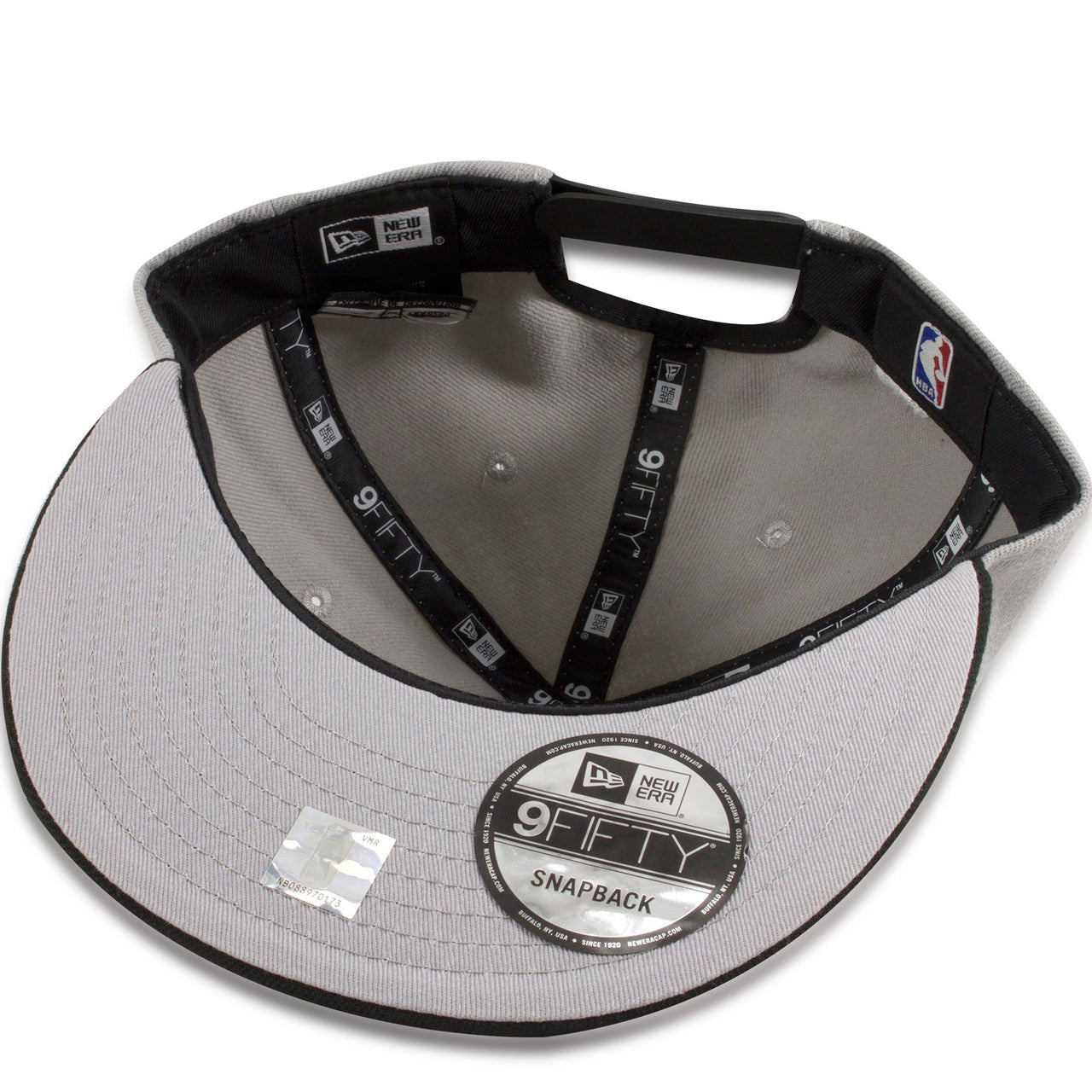 Toronto Raptors Gray / Black Two Tone 9Fifty Adjustable Snapback Hat