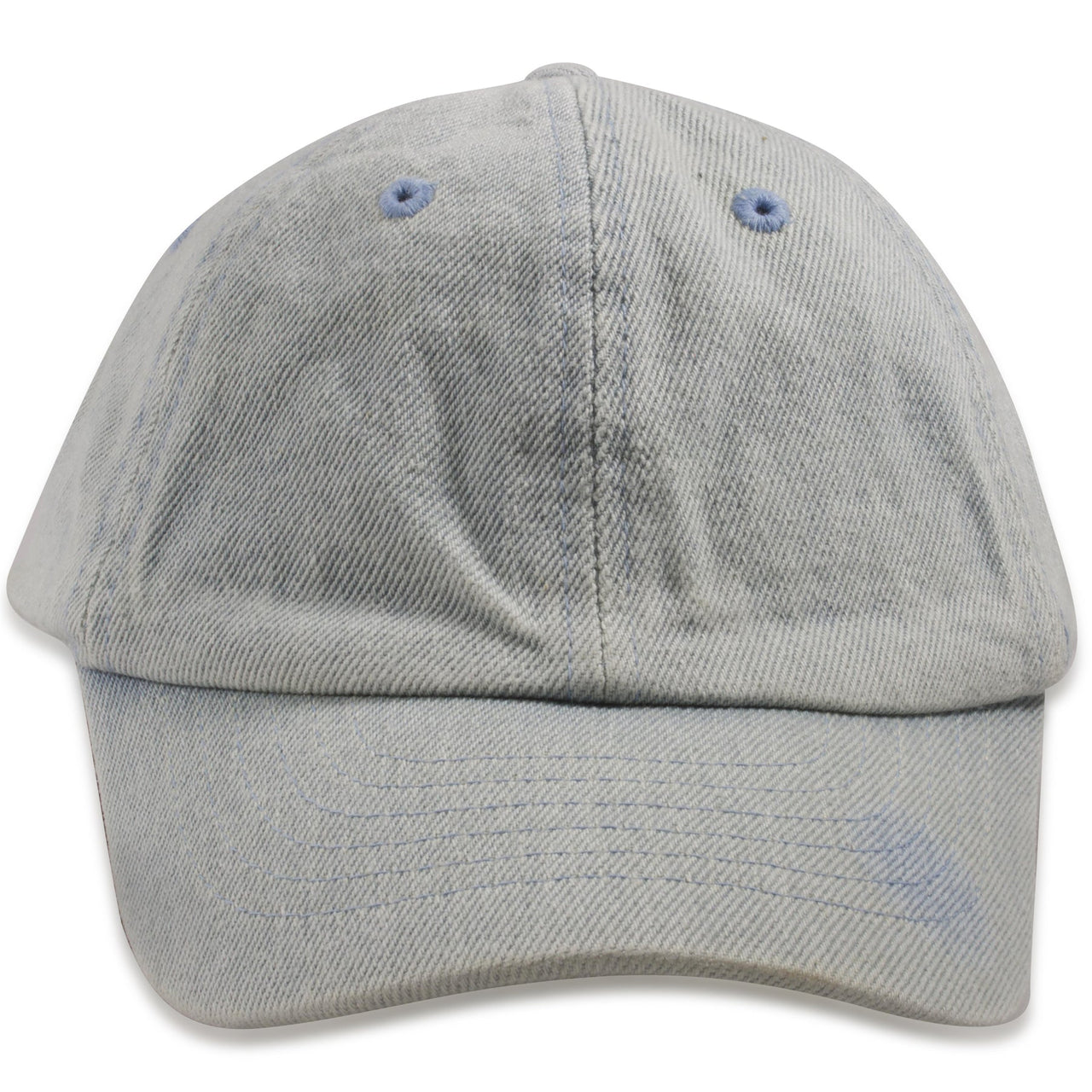 Blank Light Denim Kid's Sized Adjustable Dad Hat
