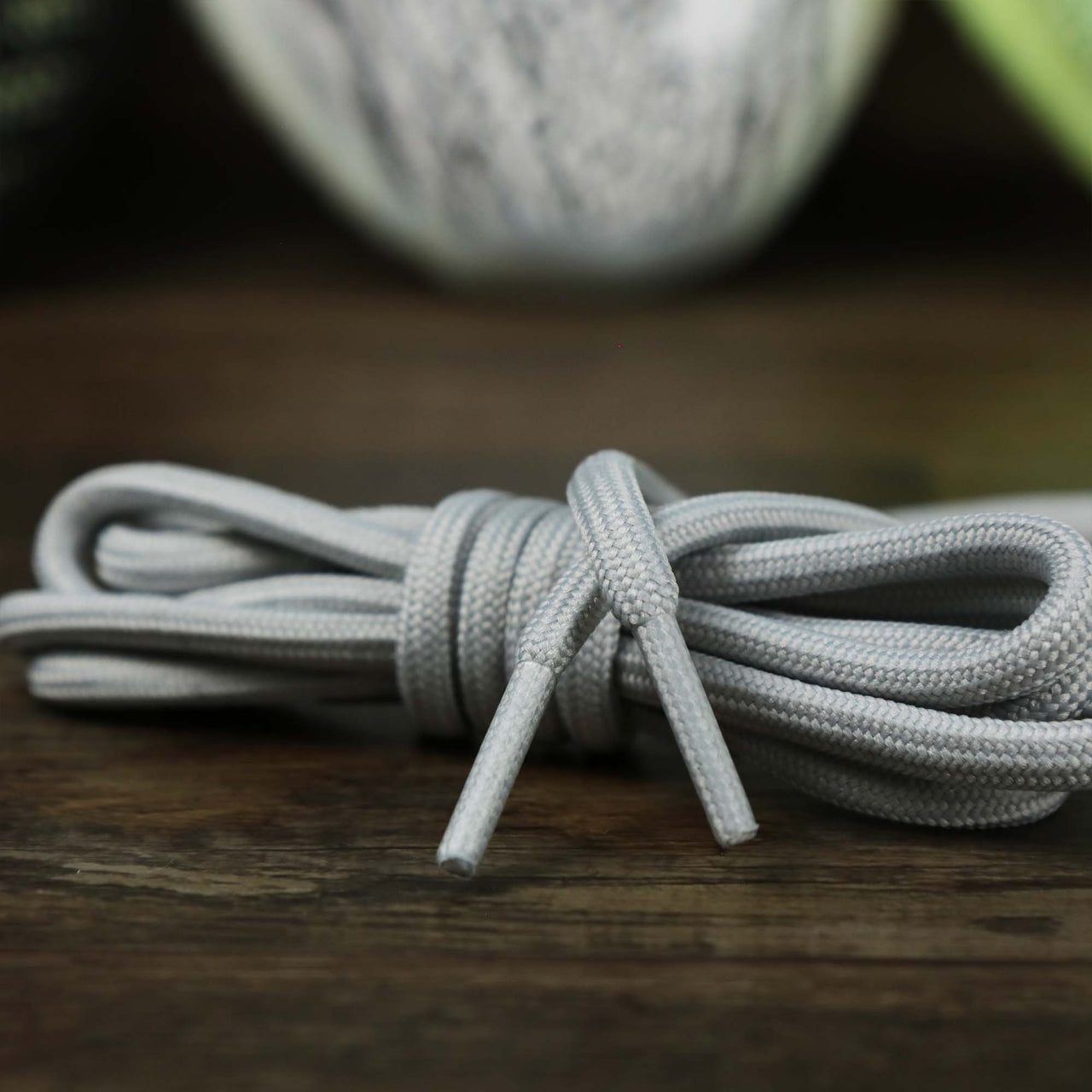 The Solid Rope Gravel Shoelaces with Gravel Aglets | 120cm Capswag