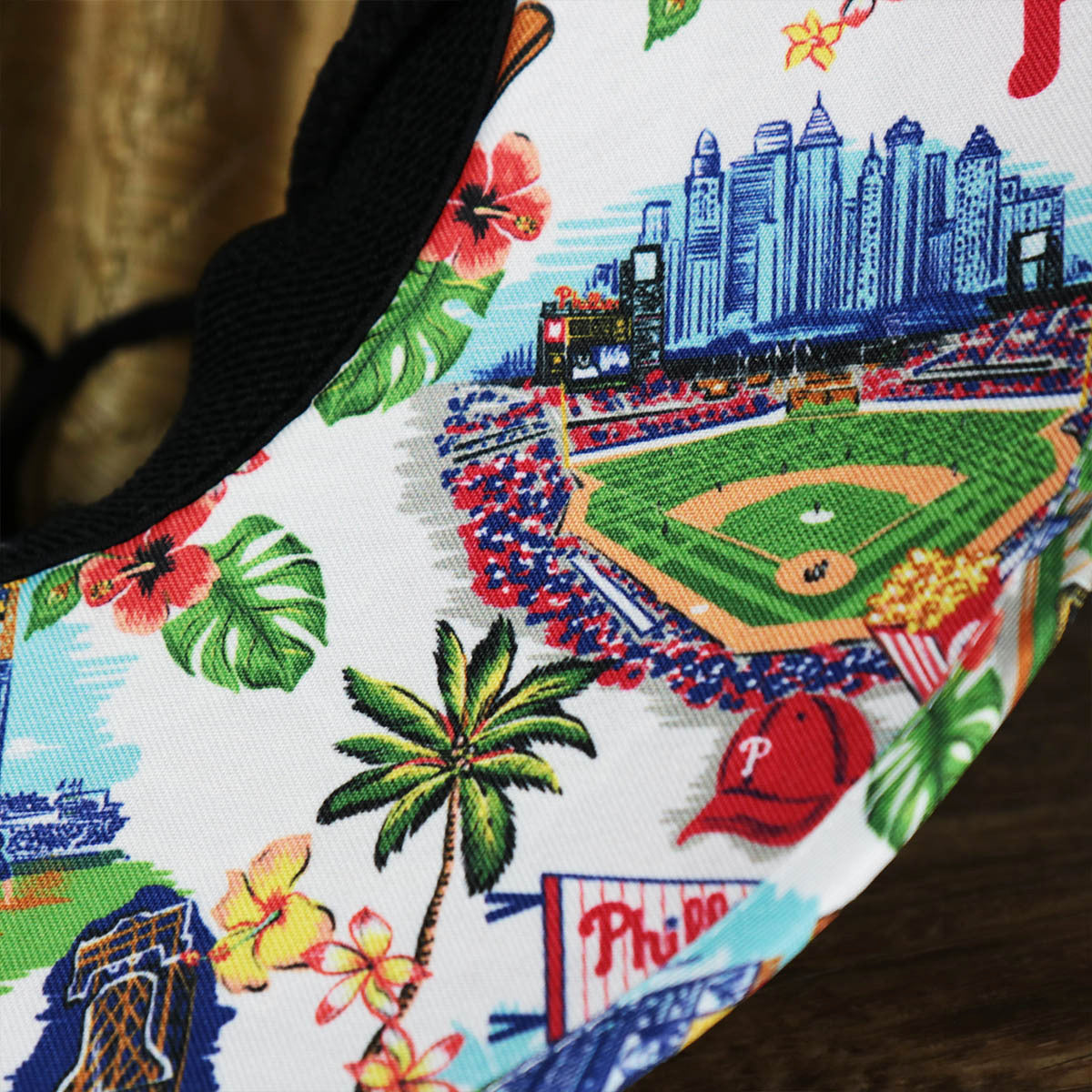 A close up of the phillies stadium Philadephia Phillies Straw Life Guard Hat Reyn Spooner