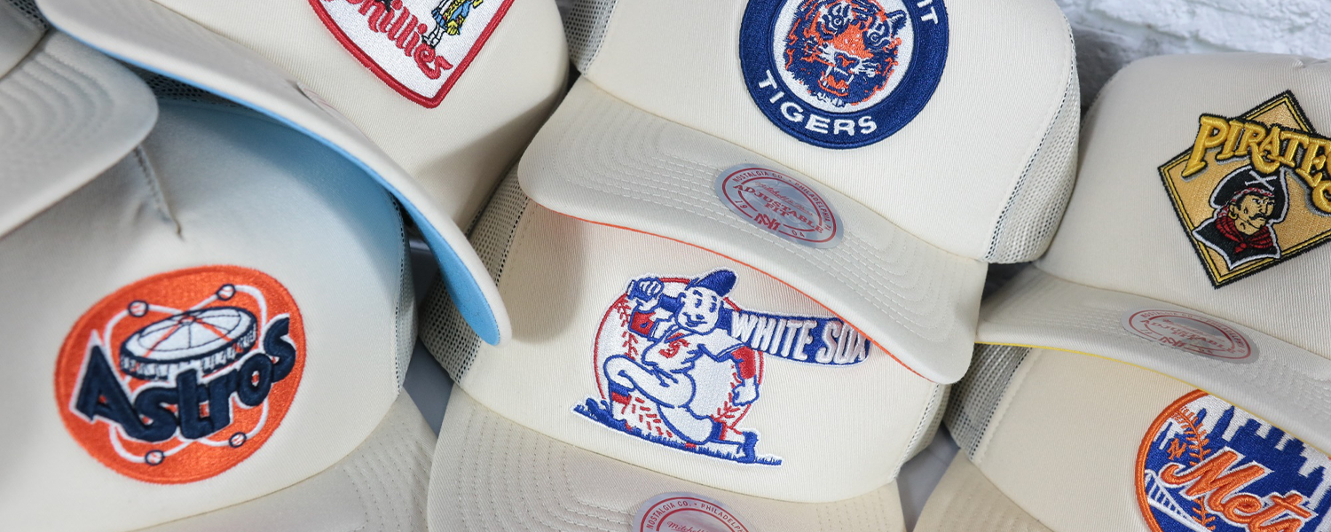 MLB Side Patch Variety Pack | Mitchell and Ness Evergreen Pro Snapback Hats