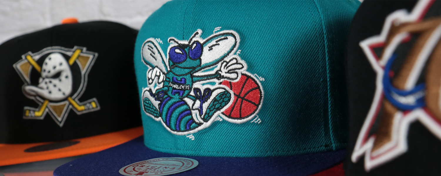 Mitchell and Ness Team 2 Tone Snapback Hats | Two Tone Vintage Snapback Hats