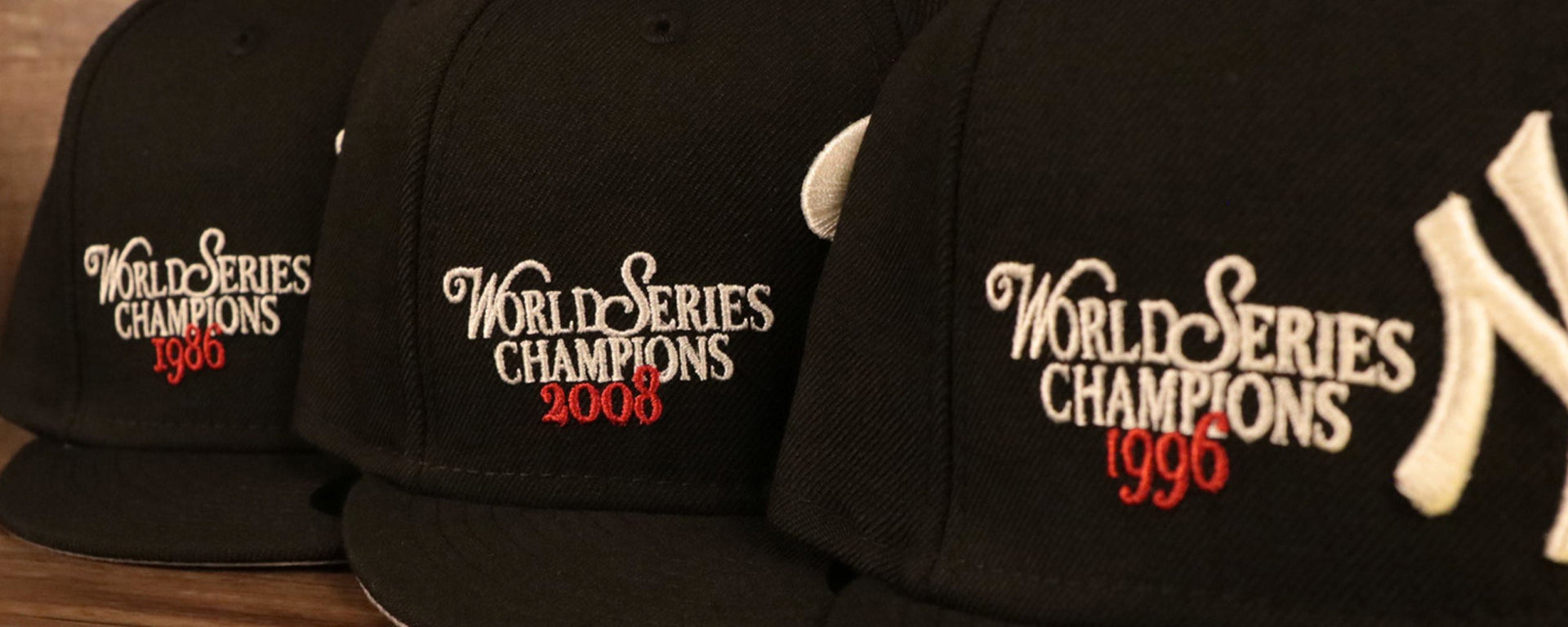 World Series Script Patch Gray Bottom 59Fifty Fitted Caps
