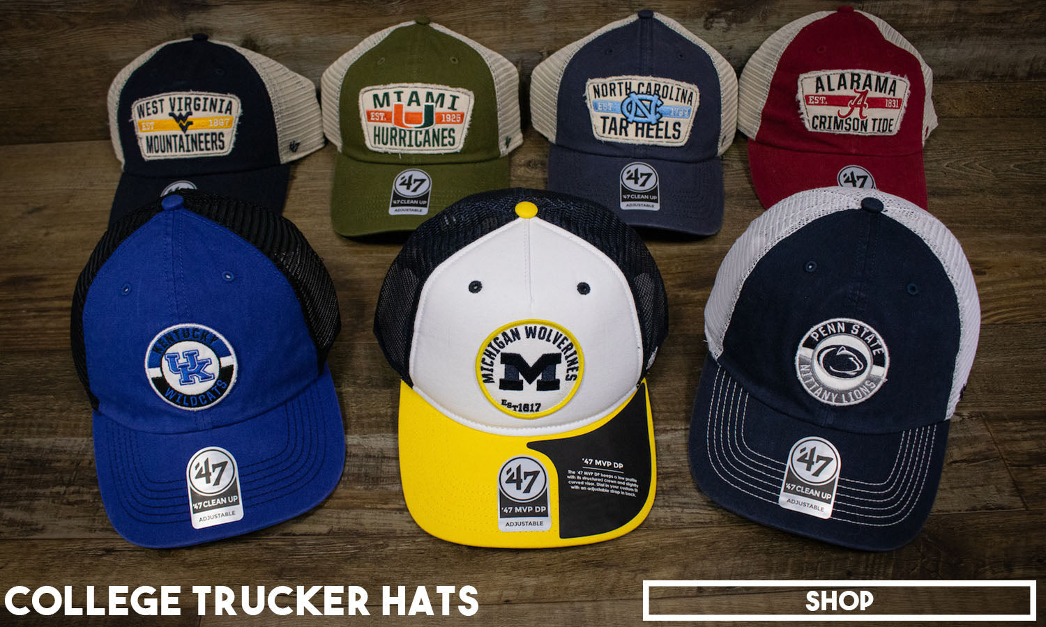 College Trucker Hats