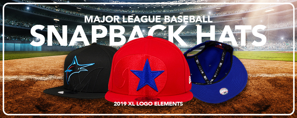 2019 XL Logo Elements MLB Snapback Hats