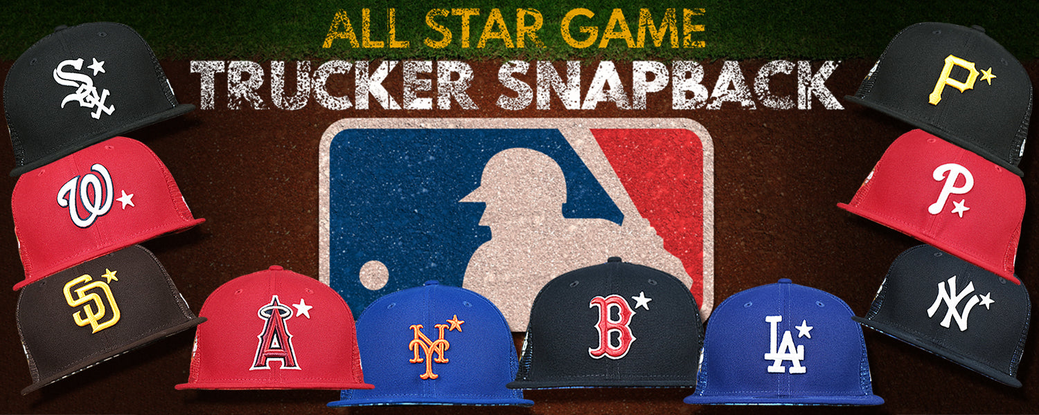 2022 MLB All Star Game Mesh Back Snap Caps | 950 MLB 2022 ASG Side Patch Caps | Metallic Side Patch 950 All Star Game 2022 Snapback