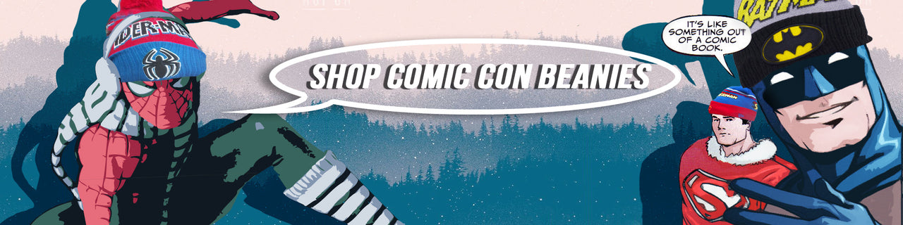 2017 Comic Con Winter Pom Beanies