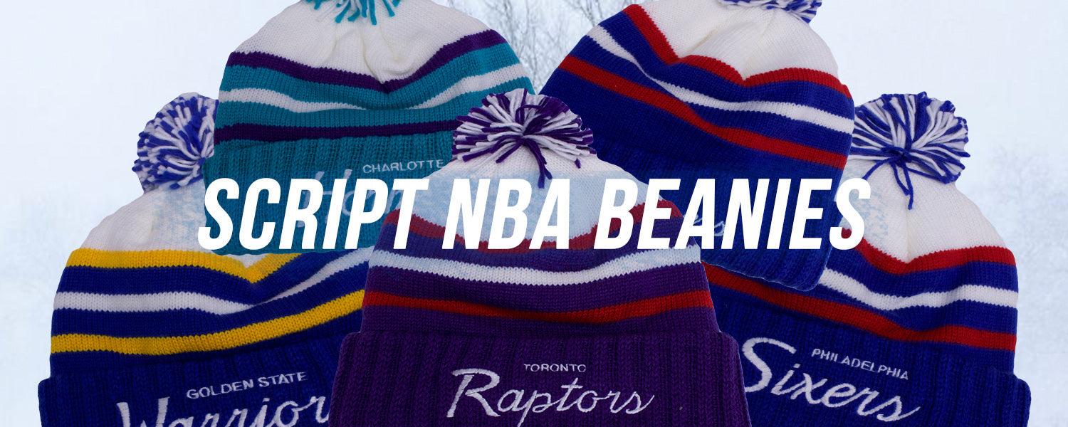 Mitchell and Ness NBA Special Script Beanies