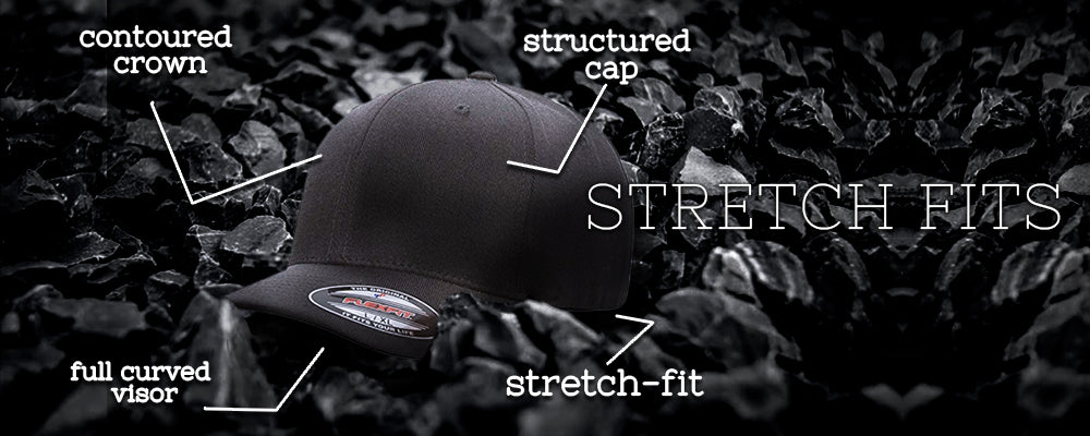 Stretch Fit and Flexfit Hats