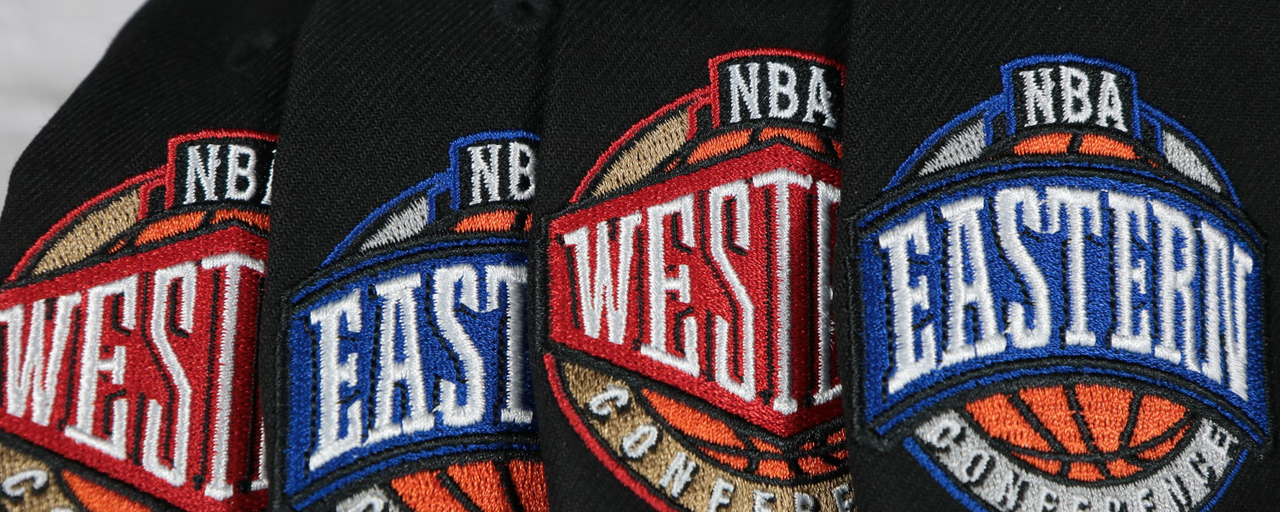 Mitchell and Ness NBA Hardwood Classics Conference Hats
