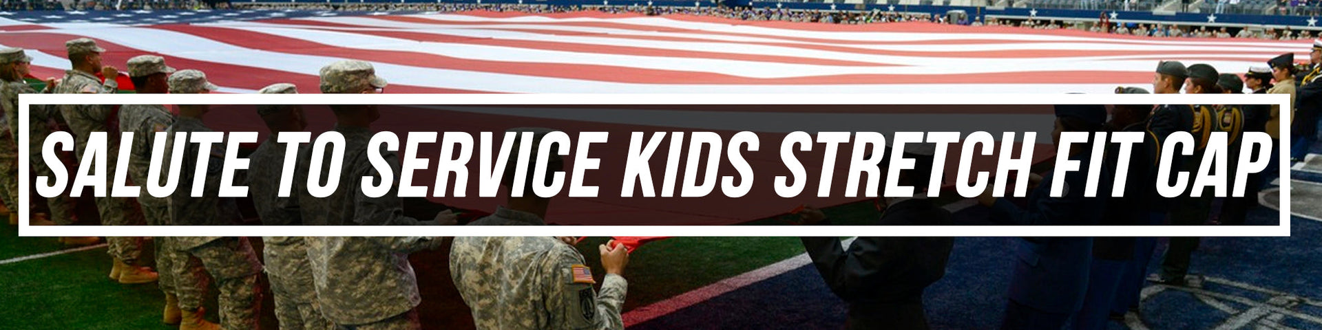 Kid's Salute To Service Stretch Fit Cap | Kid's Flexfit Salute To Service Cap