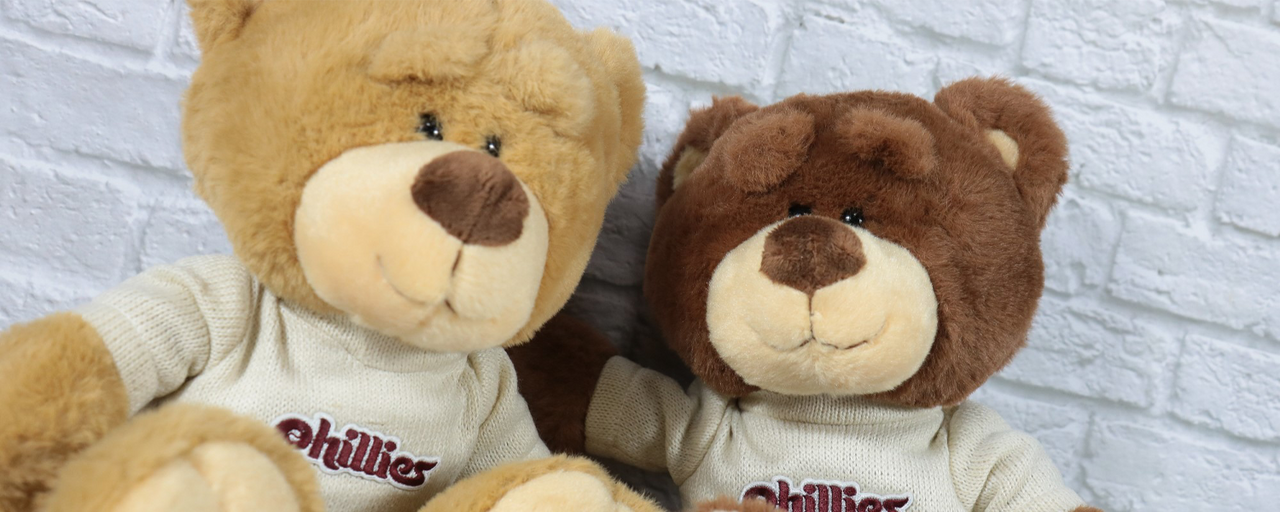 Mascot Factory Phillies Teddy Bear