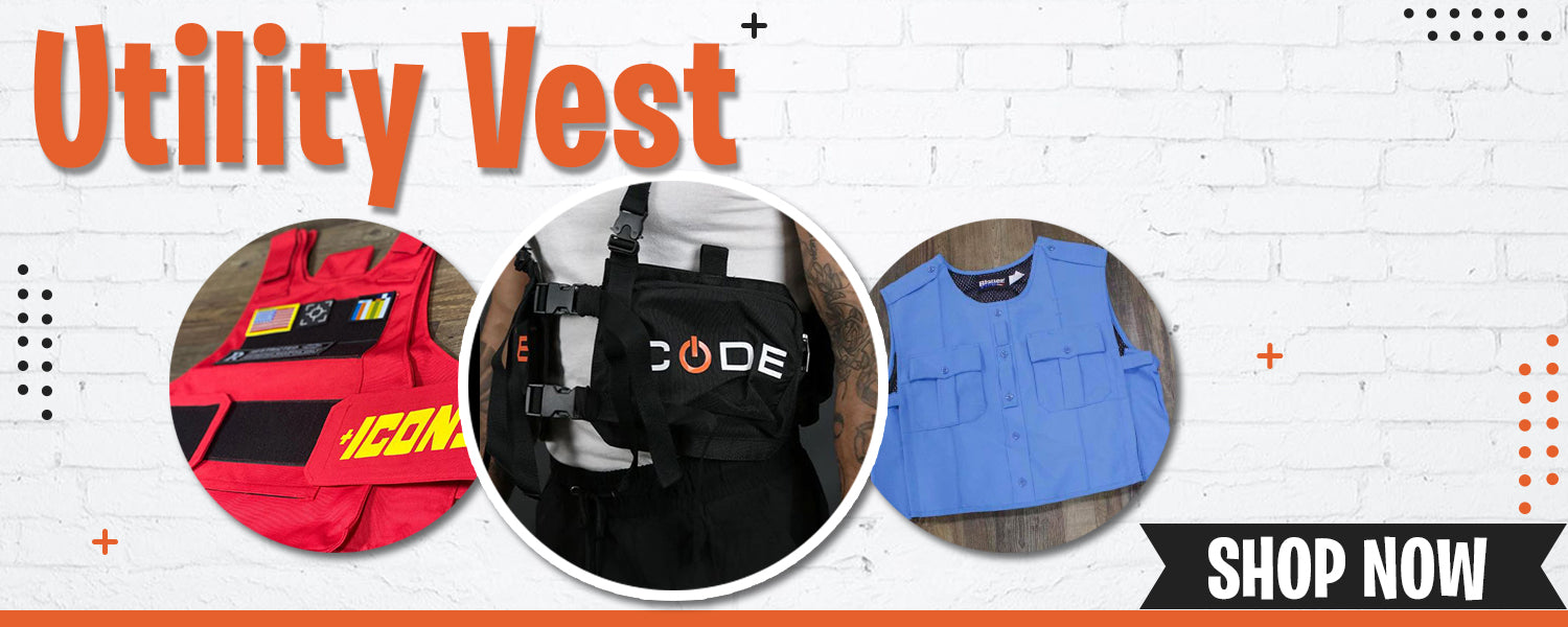 Tactical Utility Vest | Removable Patches | Military Vest | Sneaker Hookup Vest | OSFM