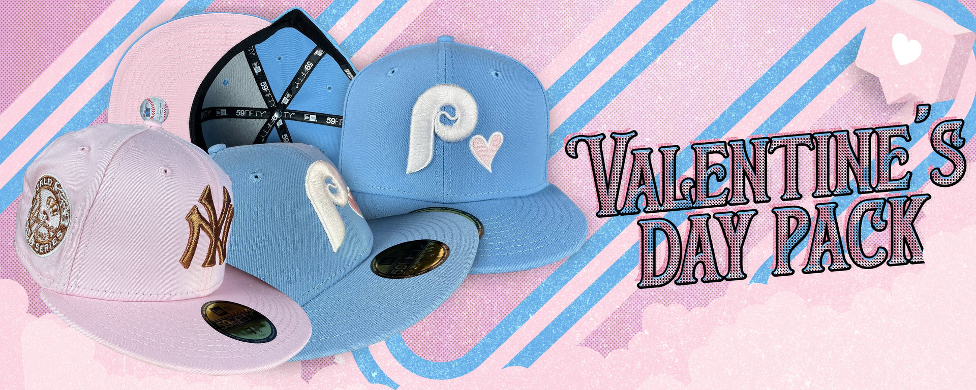 Valentine's Day Pack | Exclusive 59Fifty Fitted Cap Collection Cap Swag x New Era