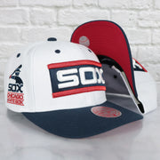 Chicago White Sox Cooperstown "Sox" Jersey Script 1987 White Sox logo side patch Evergreen Pro | White/Navy Snapback Hat