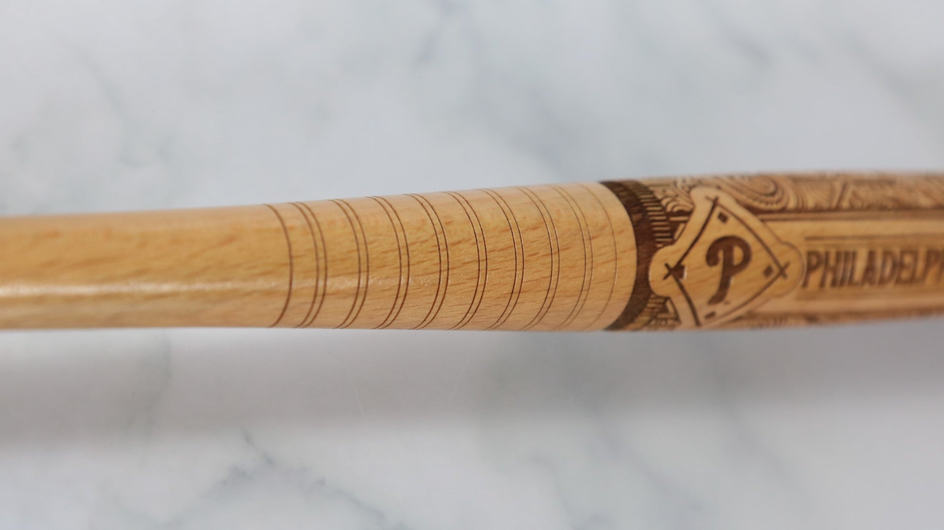 Philadelphia Phillies Laser Engraved Hardwood Mini Bat
