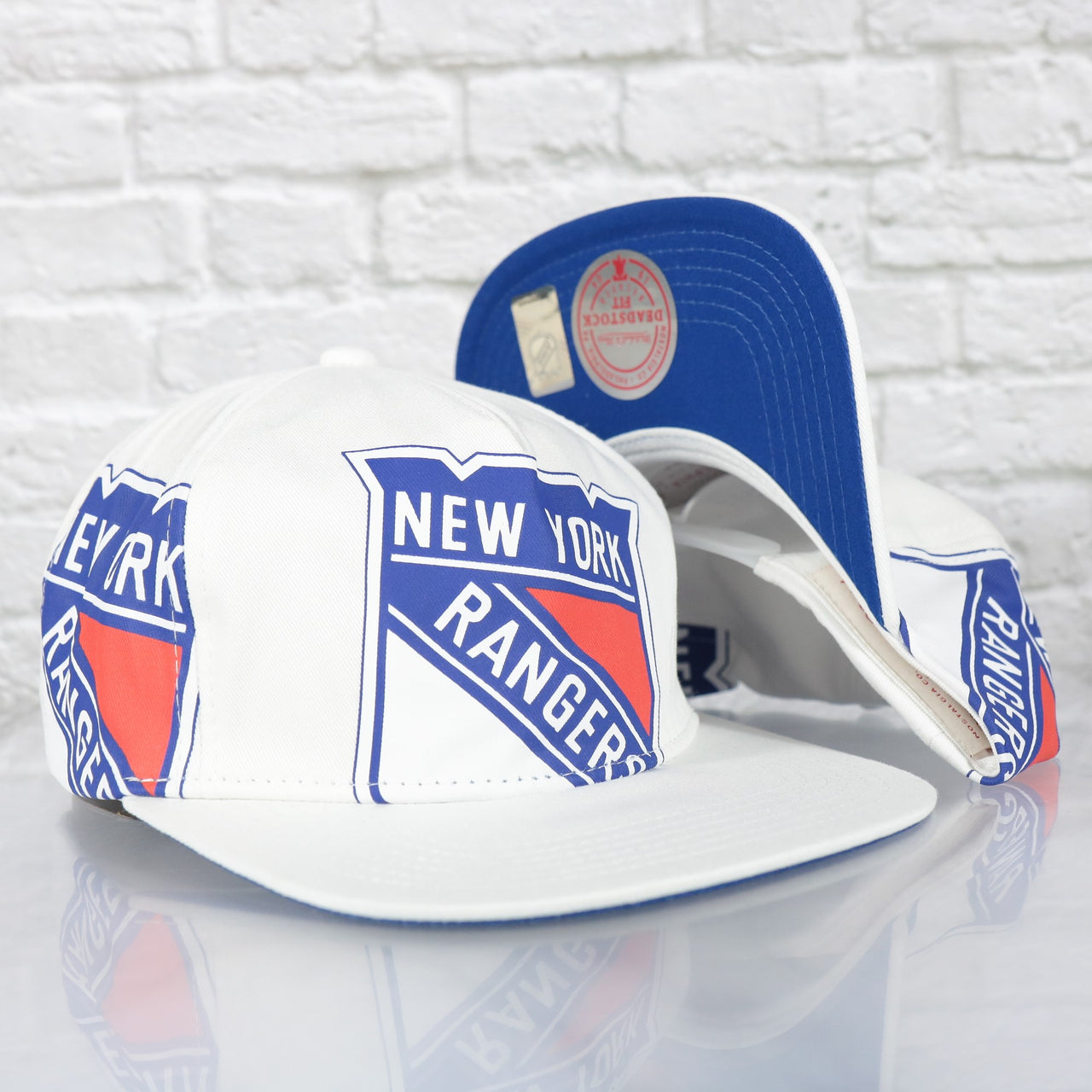 New York Rangers NHL In Your Face Deadstock Royal bottom | White Snapback Hat