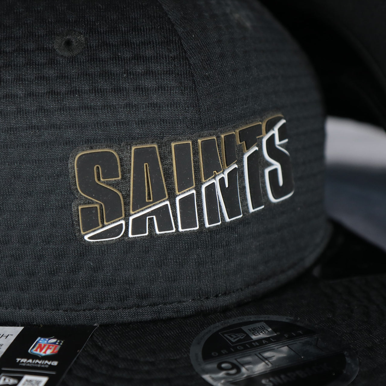 New Orleans Saints 2020 Draft Logo Outline | Black Snapback Hat