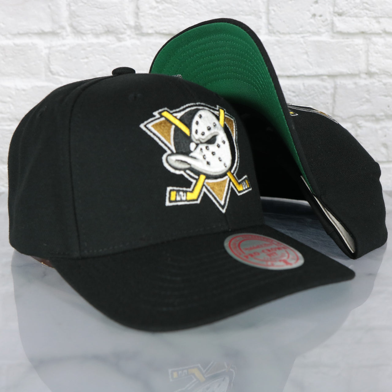 Anaheim Ducks NHL Team Ground 2.0 Pro Green bottom | Black Snapback Hat