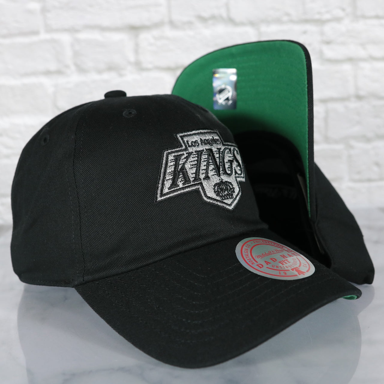 Los Angeles Kings NHL Team Ground 2.0 Green bottom | Black Dad Hat