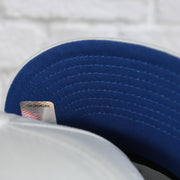 blue under visor on the New York Rangers NHL All in Pro Blue Bottom | White Snapback Hat