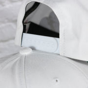 white adjustable snap on the San Antonio Spurs NBA Hardwood Classics All in Pro Teal Bottom | White Snapback Hat