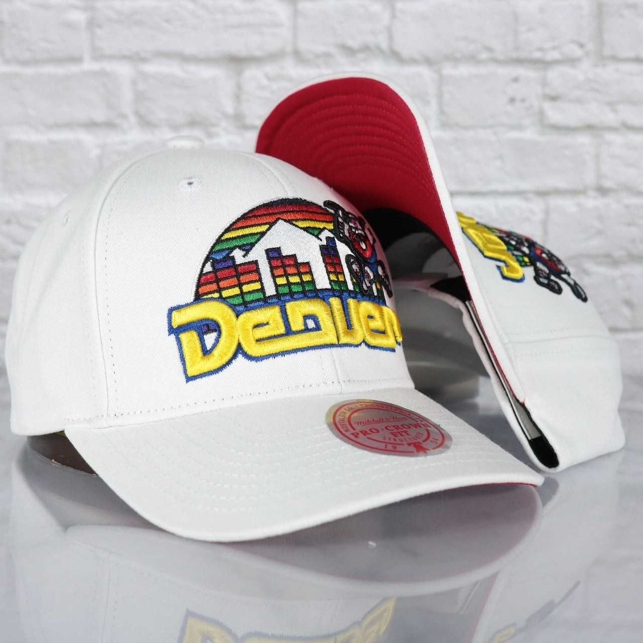 Denver Nuggets NBA Hardwood Classics All in Pro Red Bottom | White Snapback Hat