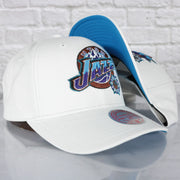 Utah Jazz NBA Hardwood Classics All in Pro Blue Bottom | White Snapback Hat