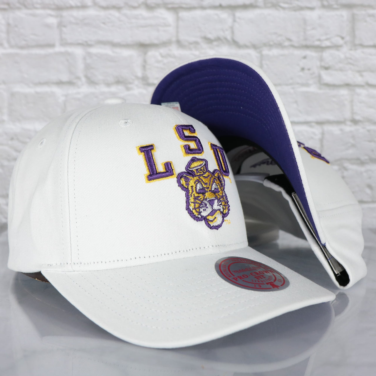 Louisiana State University Tigers NCAA All in Pro Purple Bottom | White Snapback Hat